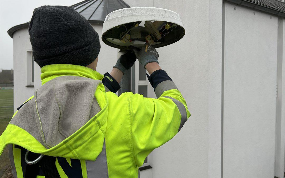 Energetische Sanierung der Straßenbeleuchtung in Bad Laer