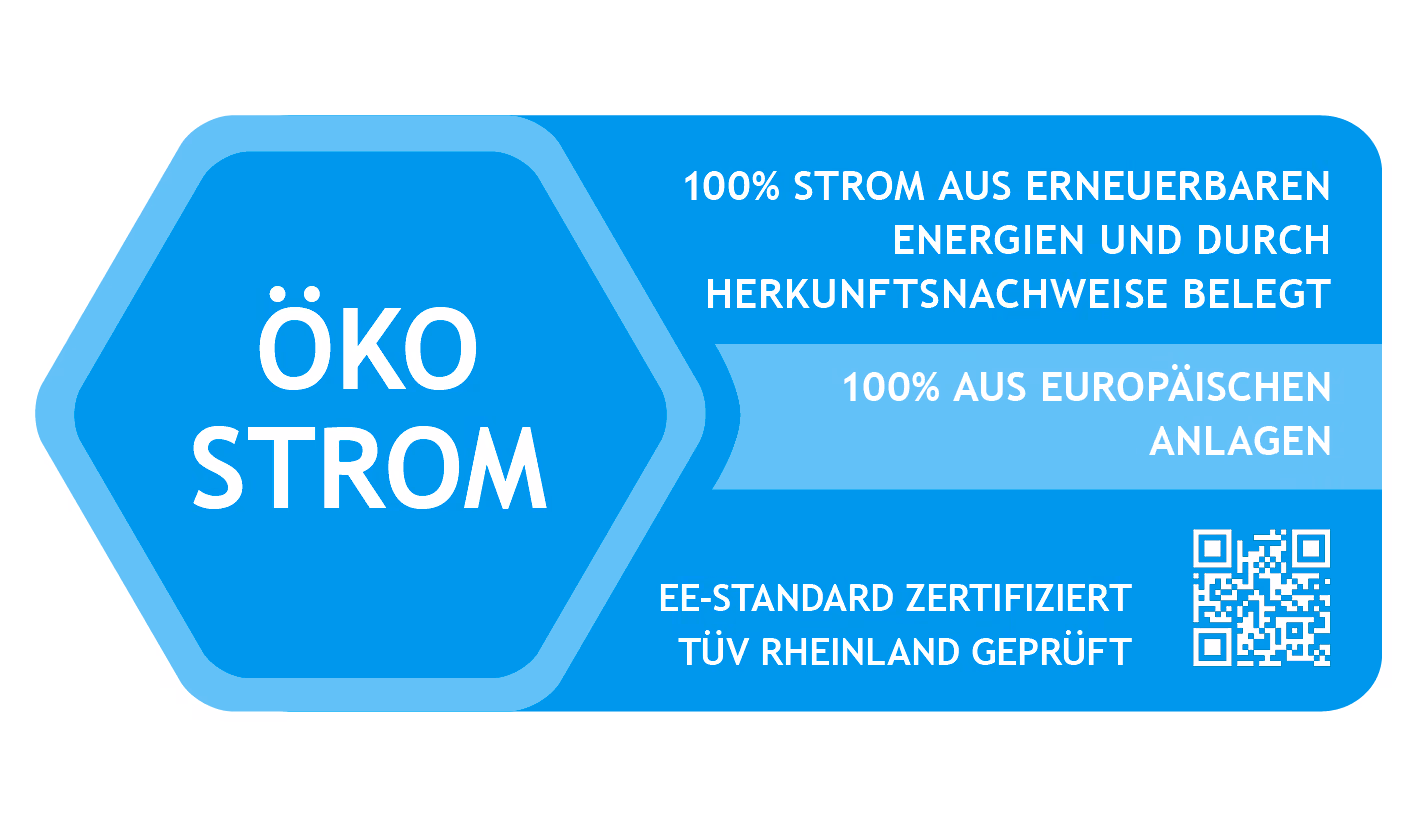 Siegel ÖKOSTROM von Klimainvest